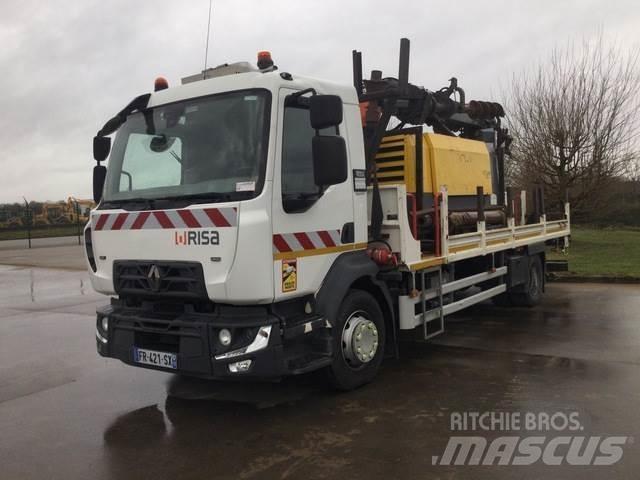 Renault D250 이동식 드릴 리그 트럭