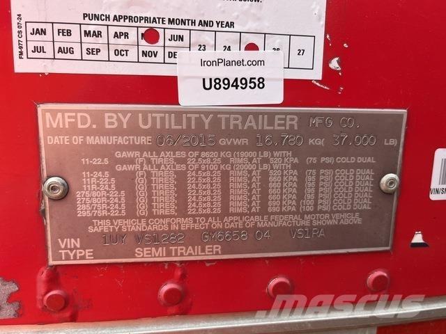 Utility VS1RA 온도 조절식 세미 트레일러