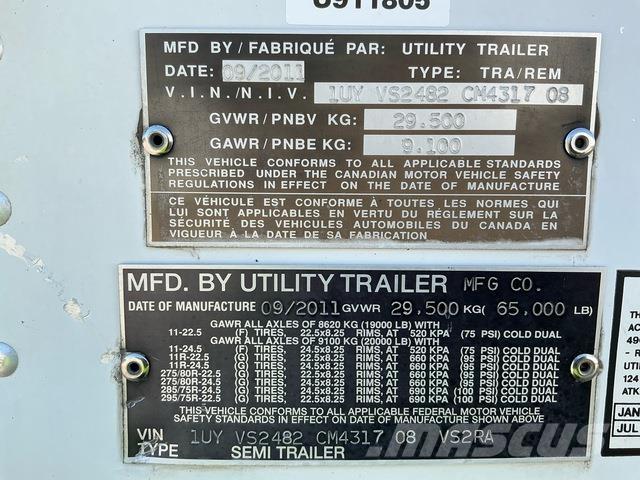 Utility VS2RA 온도 조절식 세미 트레일러