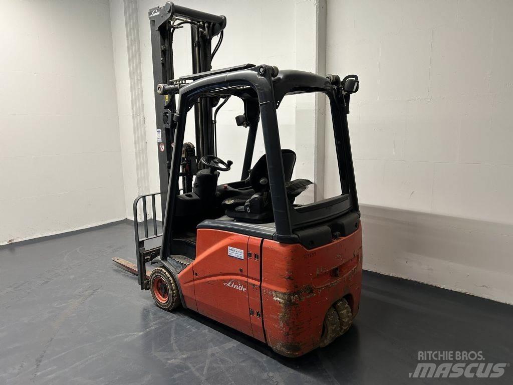 Linde E16H-01 전동 지게차