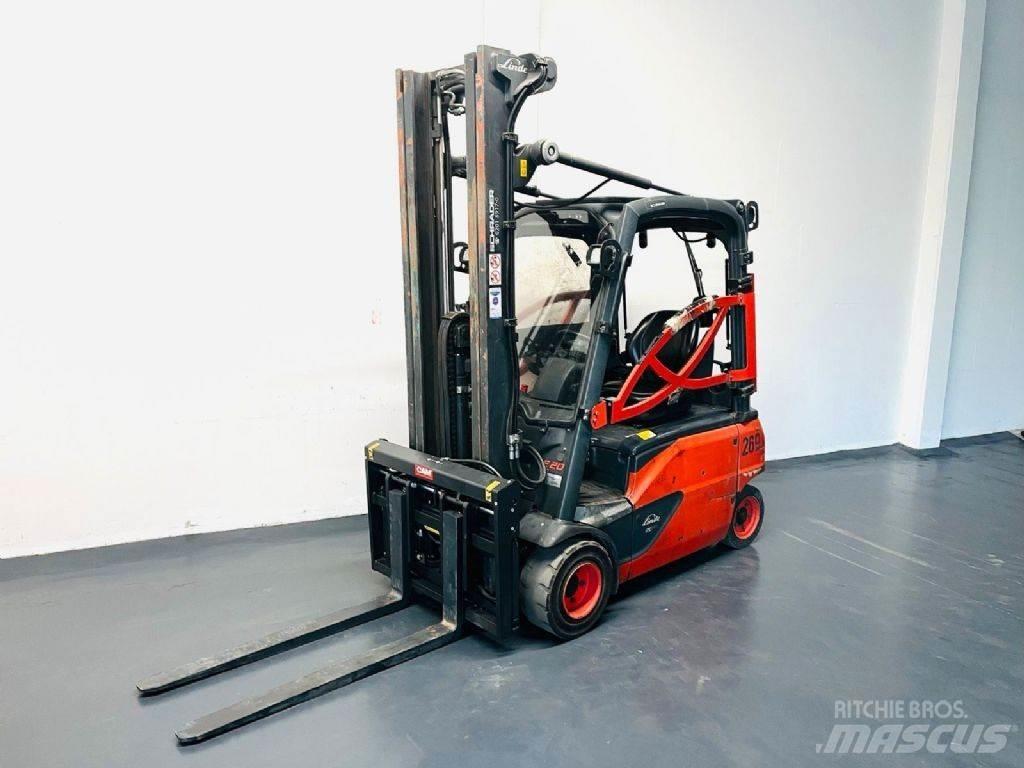 Linde E20PL-02 전동 지게차