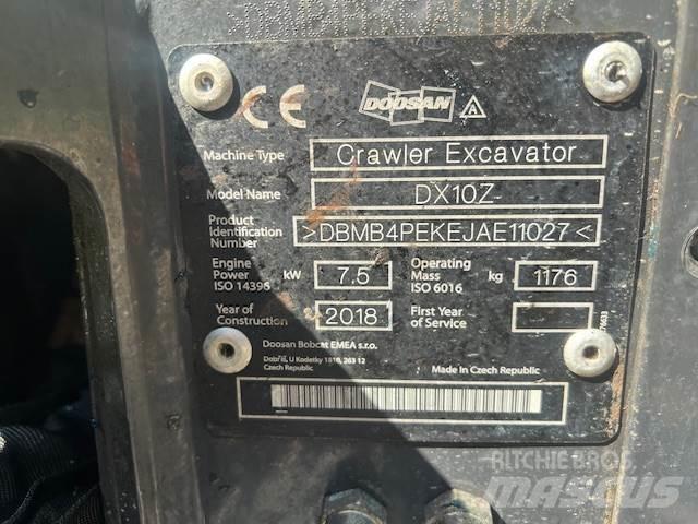 Doosan DX10Z 중형굴삭기 7톤-28톤