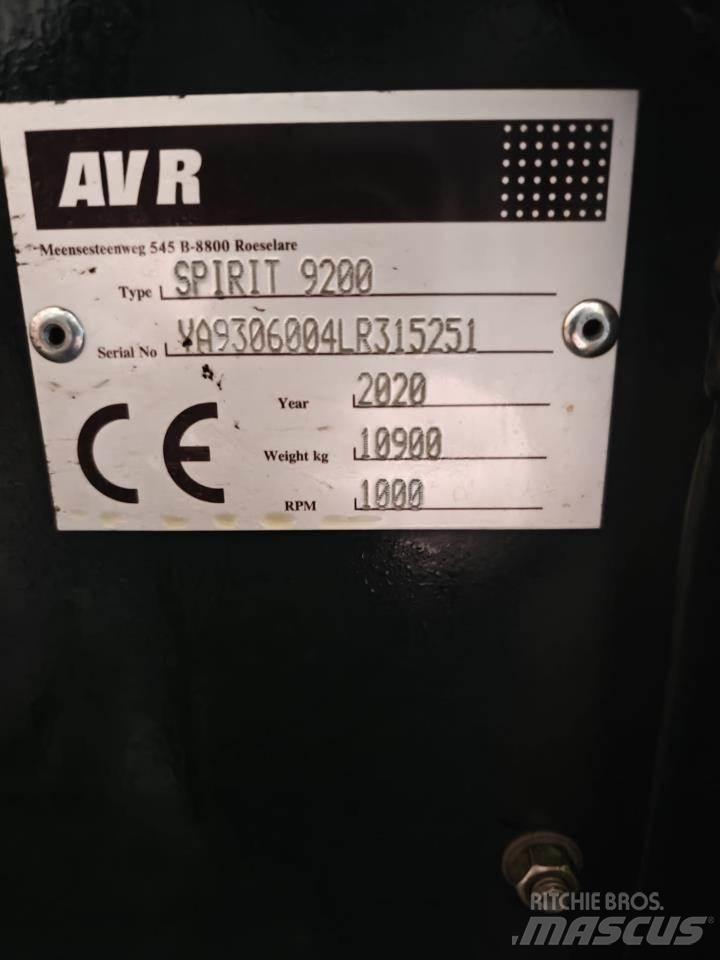 AVR SPIRIT 9200 감자수확기 및 포테이토디거