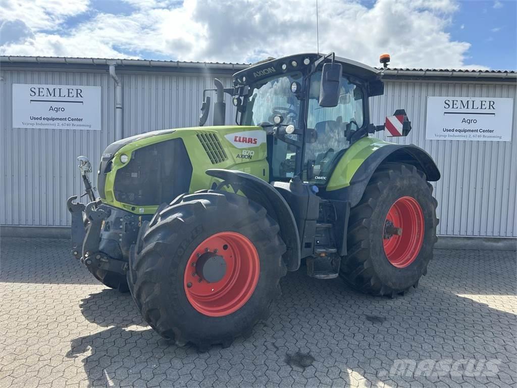 CLAAS AXION 870 트랙터