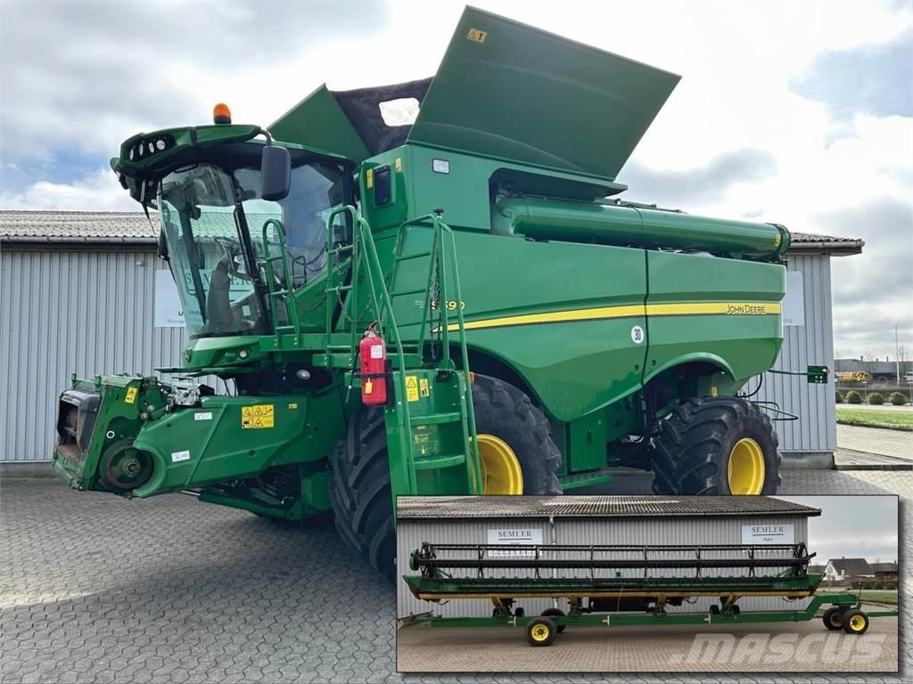 John Deere S690 콤바인 수확기