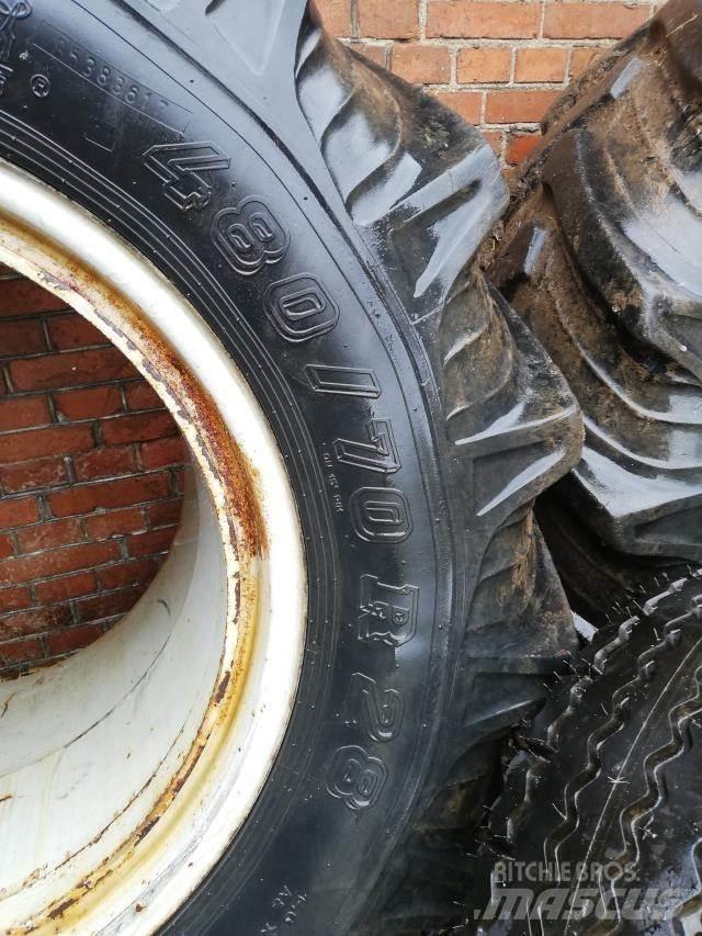 NDI 480/70R28 타이어, 휠 및 림