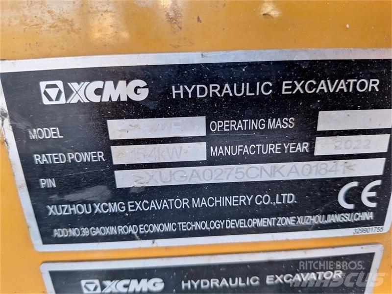 XCMG Xe27e 소형 굴삭기 7톤 미만
