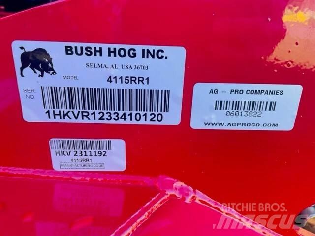 Bush Hog 4115 베일 분쇄기, 절단기 및 언롤러
