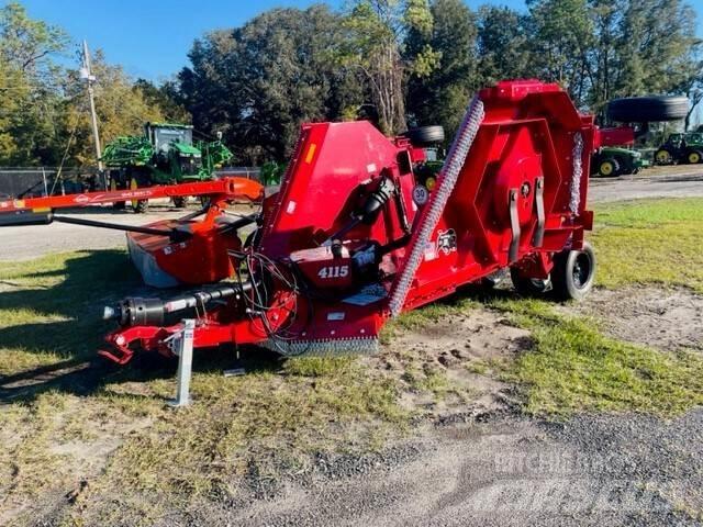 Bush Hog 4115 베일 분쇄기, 절단기 및 언롤러