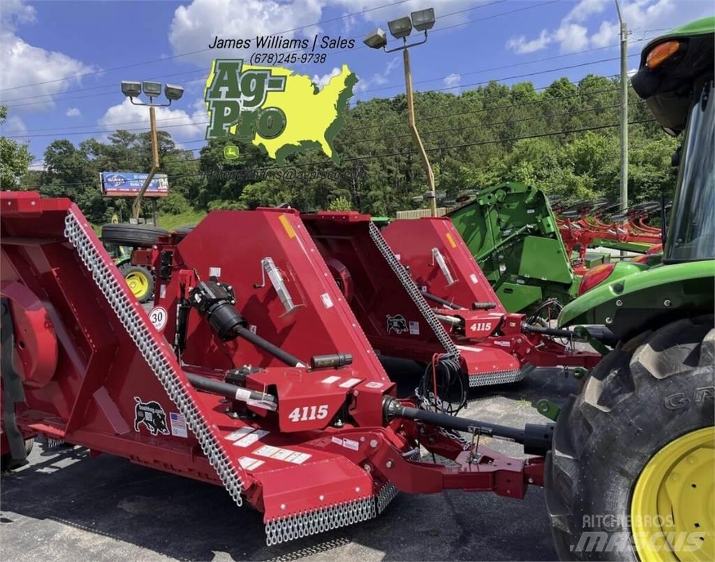Bush Hog 4115 베일 분쇄기, 절단기 및 언롤러