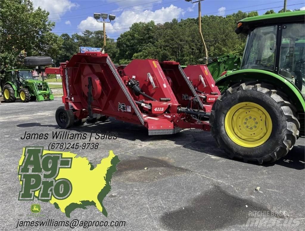 Bush Hog 4115 베일 분쇄기, 절단기 및 언롤러