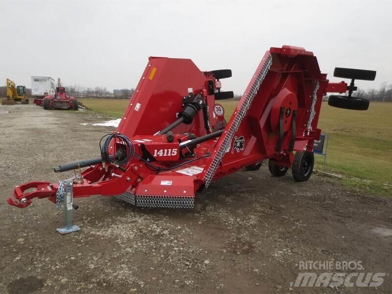 Bush Hog 4115 베일 분쇄기, 절단기 및 언롤러