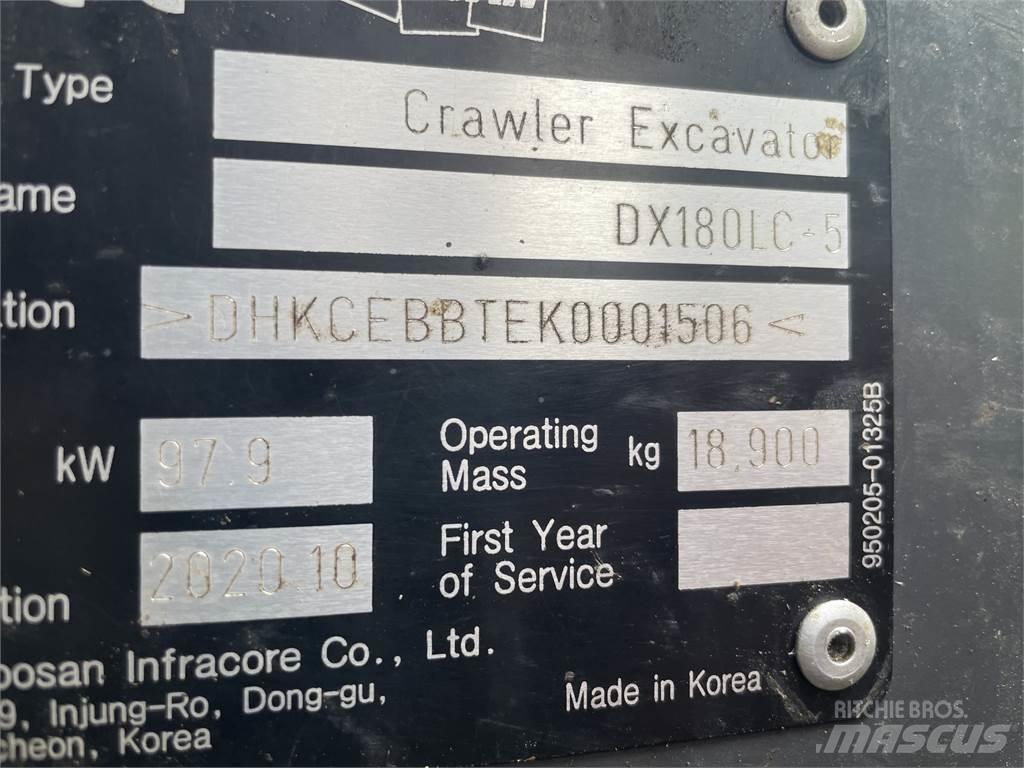 Doosan DX180LC 원목 하베스터