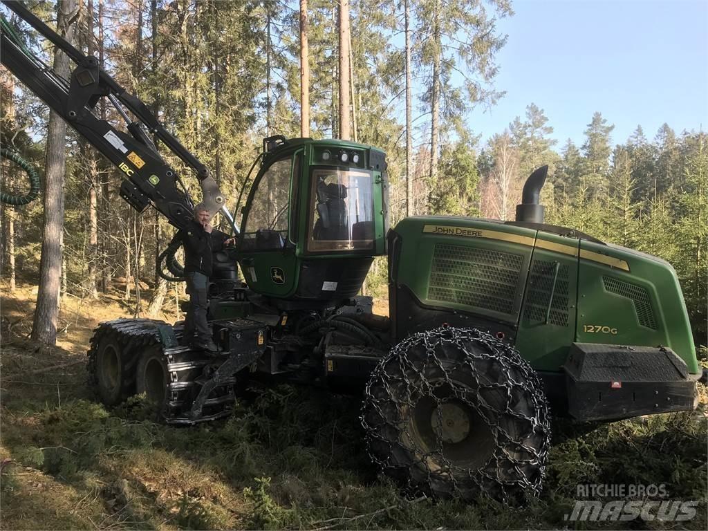 John Deere 1270G 원목 하베스터