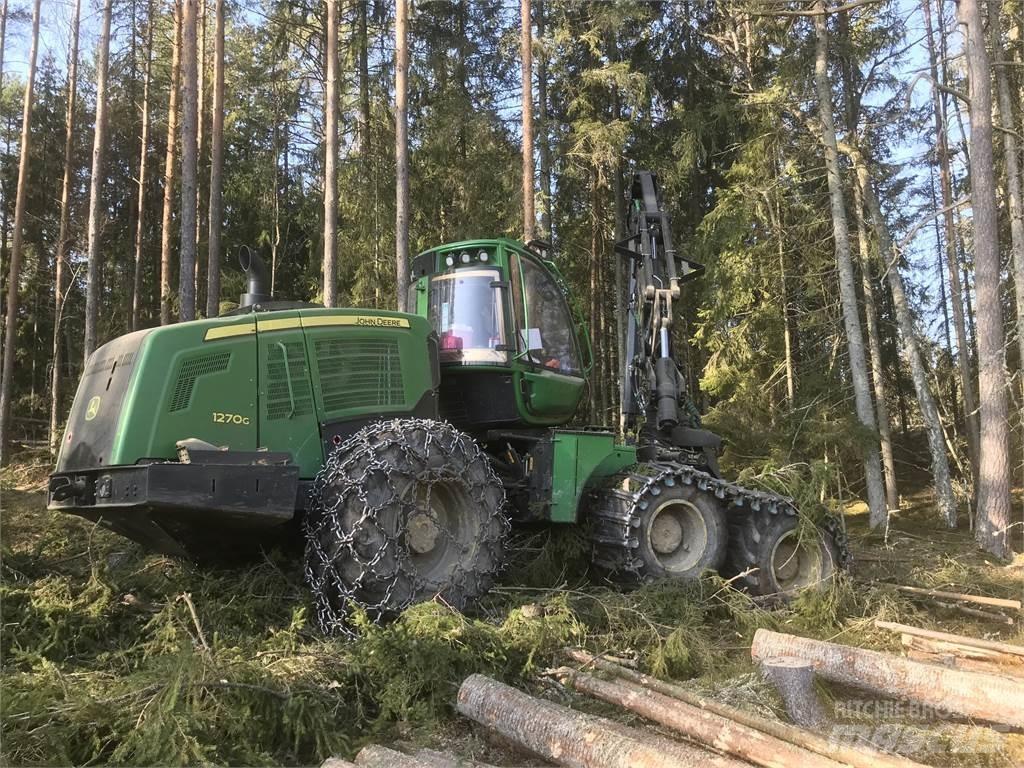 John Deere 1270G 원목 하베스터