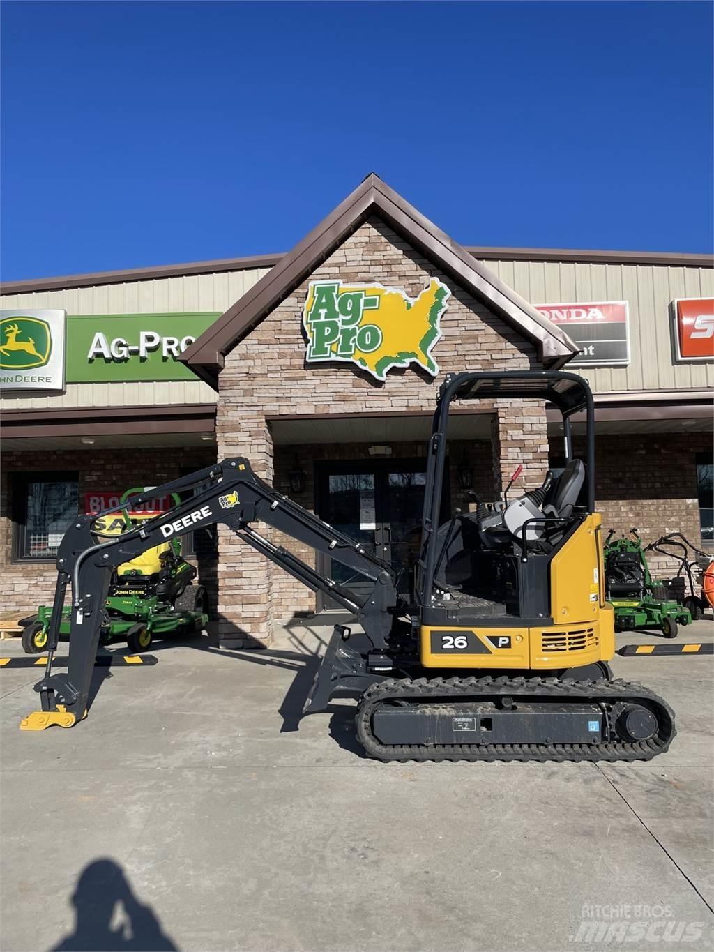 John Deere 26 P 소형 굴삭기 7톤 미만