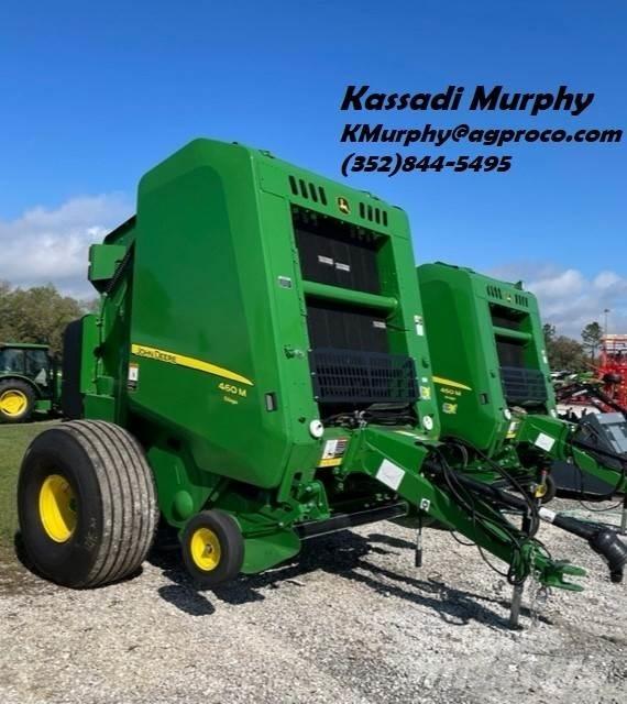 John Deere 460M 원형 곤포기