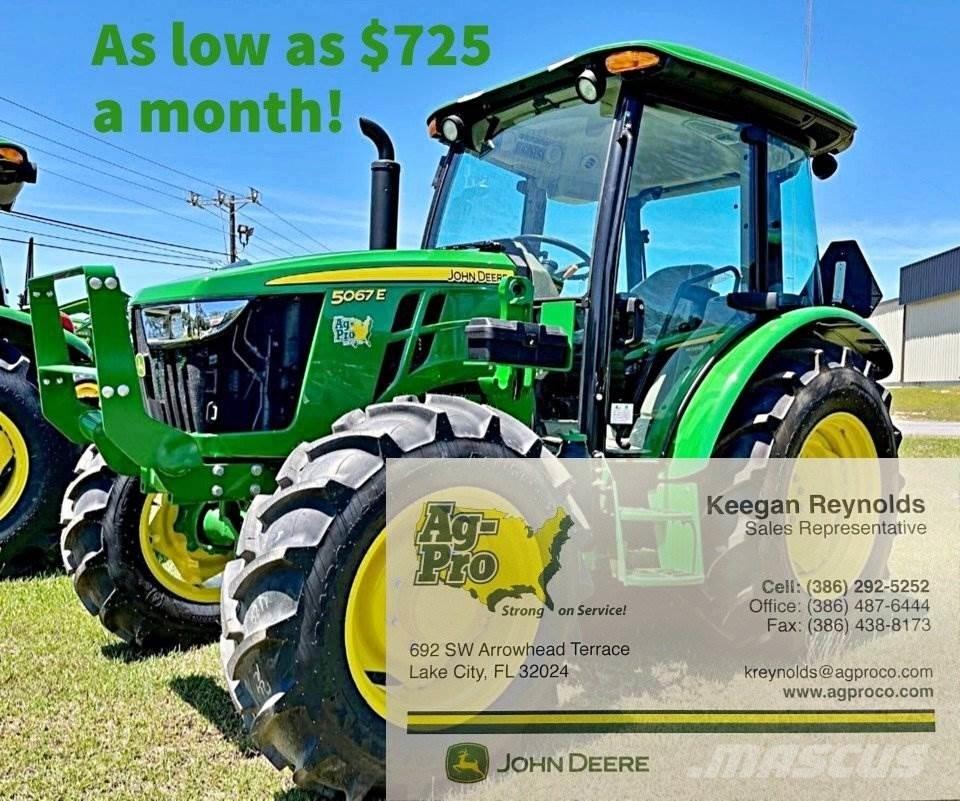 John Deere 5067E 트랙터