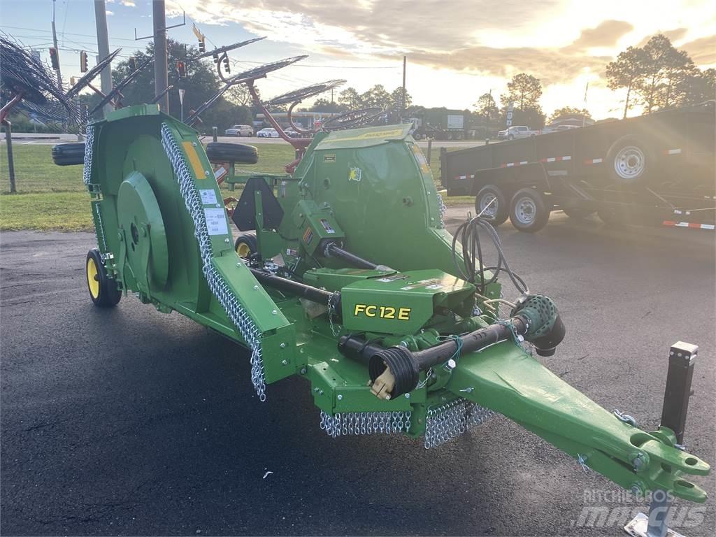 John Deere FC12E 베일 분쇄기, 절단기 및 언롤러