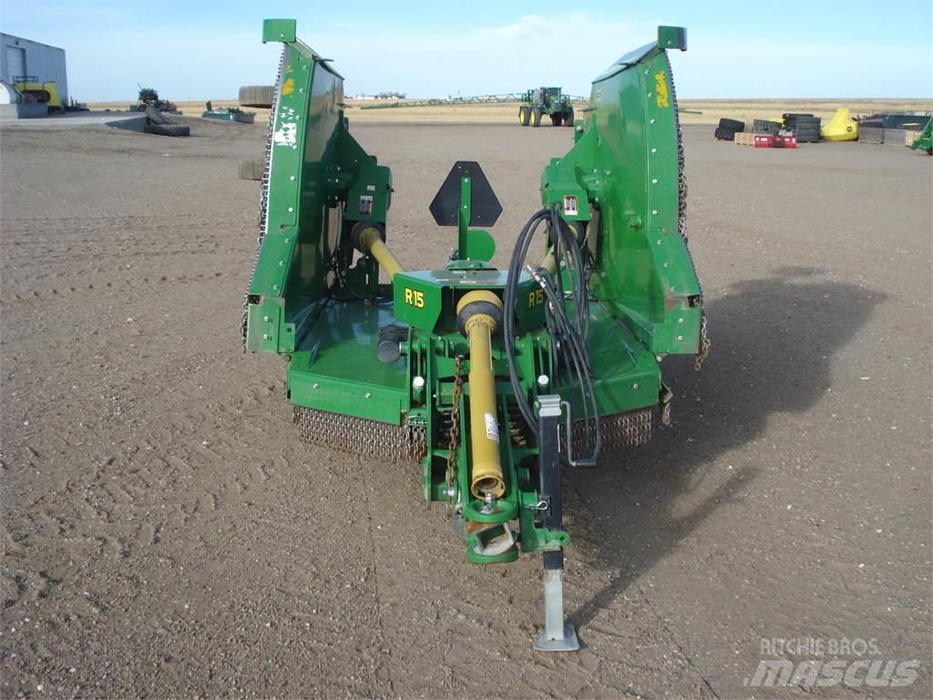 John Deere R15 베일 분쇄기, 절단기 및 언롤러