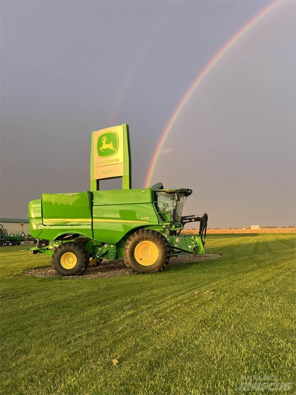 John Deere S770 콤바인 수확기