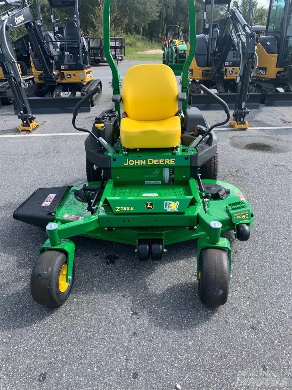 John Deere Z735E 회전식 잔디깎기