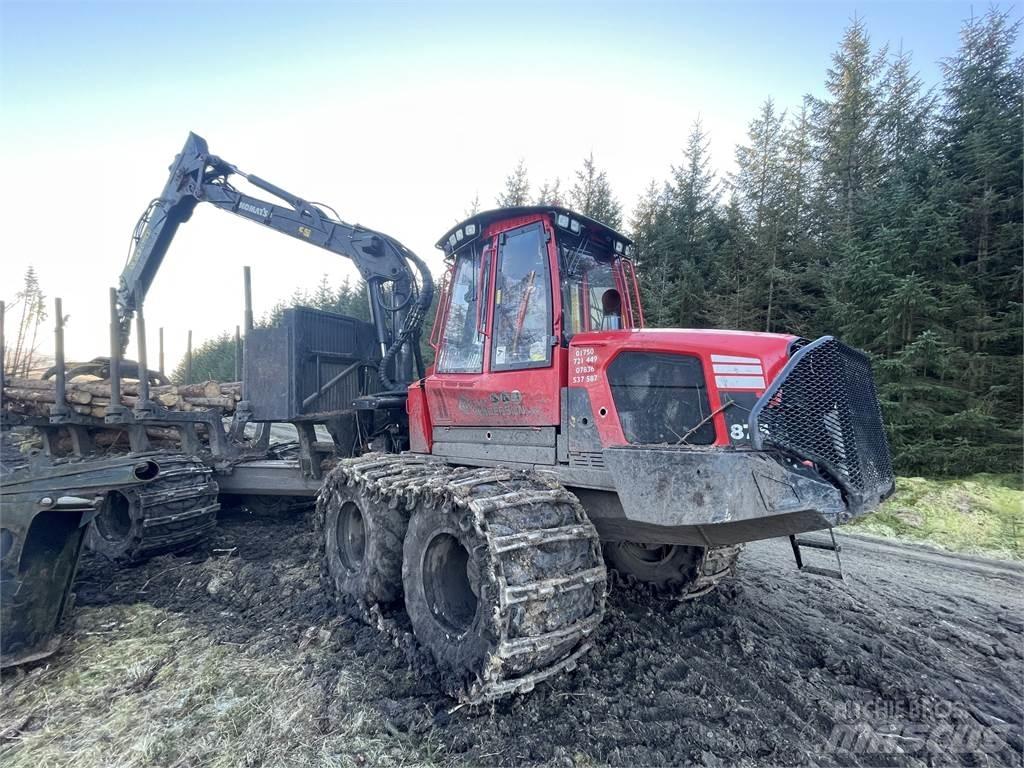 Komatsu 875 원목 포워더