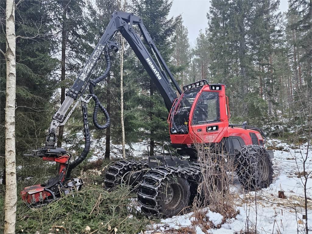 Komatsu 901 원목 하베스터