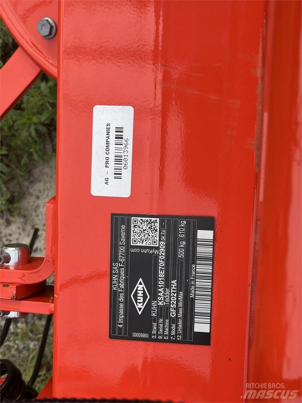 Kuhn GF5202THA 갈퀴 및 테더