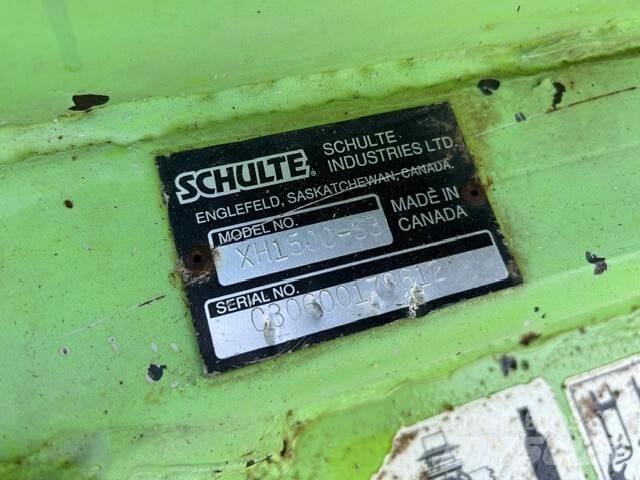 Schulte XH-1500 베일 분쇄기, 절단기 및 언롤러