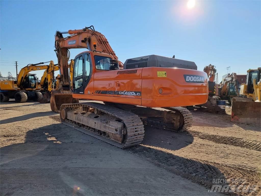 Doosan DX420LC 대형 굴삭기 29톤 이상