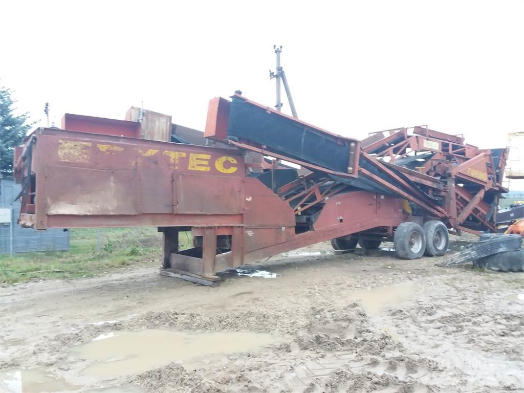 Extec screener 이동식 선별기
