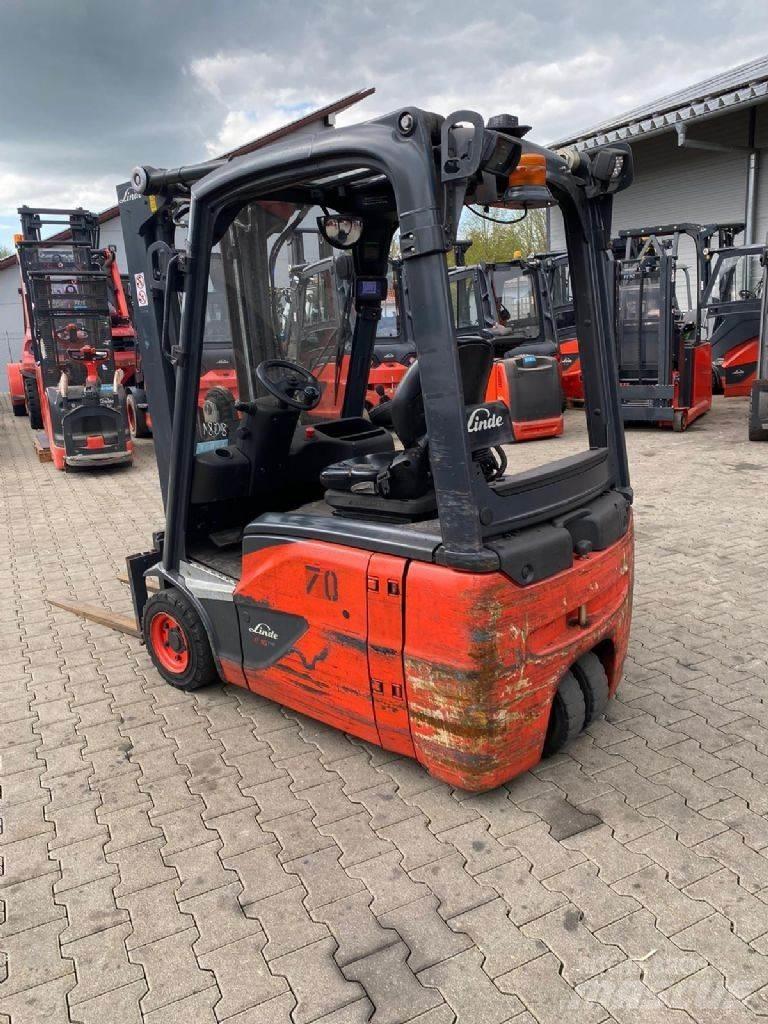Linde E 16-02 전동 지게차