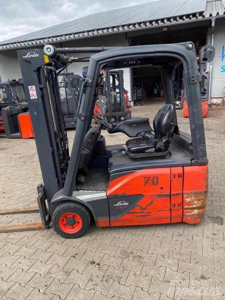 Linde E 16-02 전동 지게차