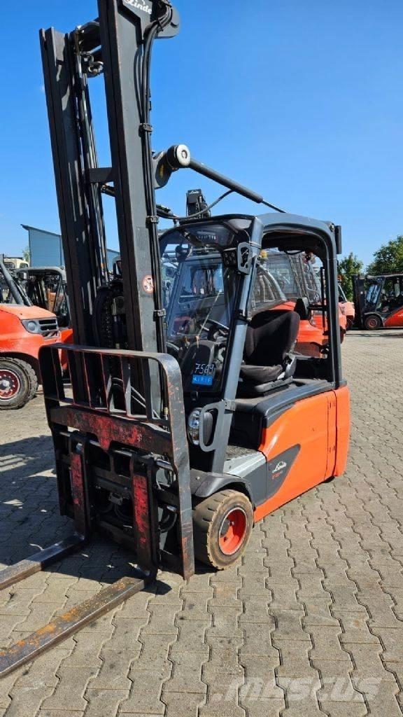 Linde E 18 L-02 전동 지게차