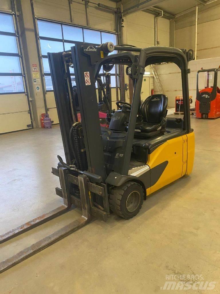 Linde E 18 L-02 전동 지게차