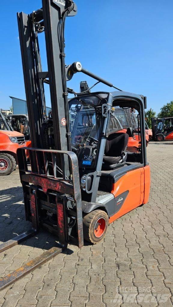 Linde E 18 L/386 전동 지게차