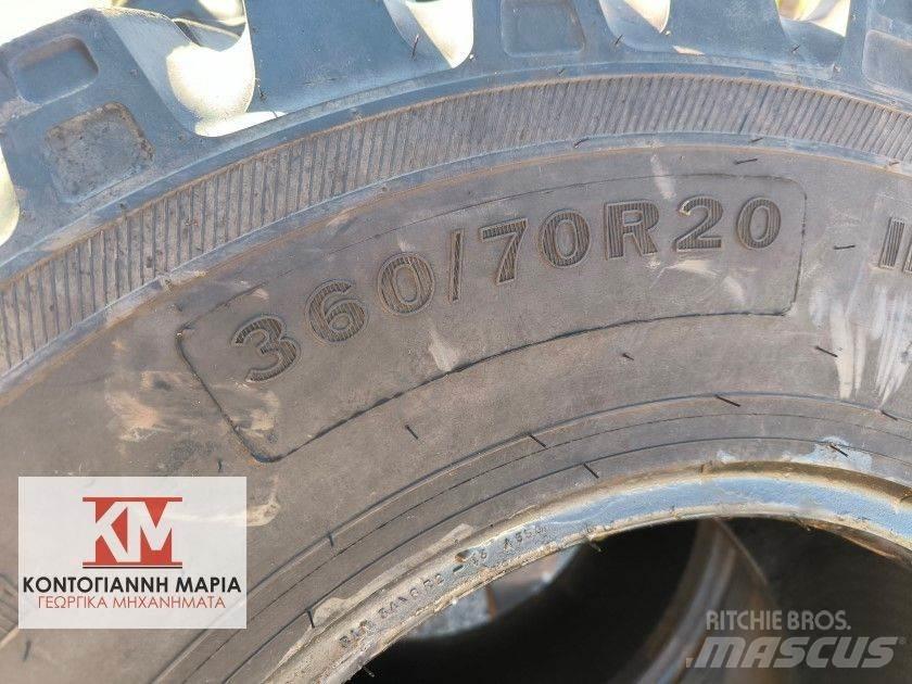 Alliance 360/70R20 타이어, 휠 및 림