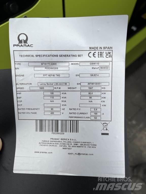 Pramac GSW110 기타 발전기