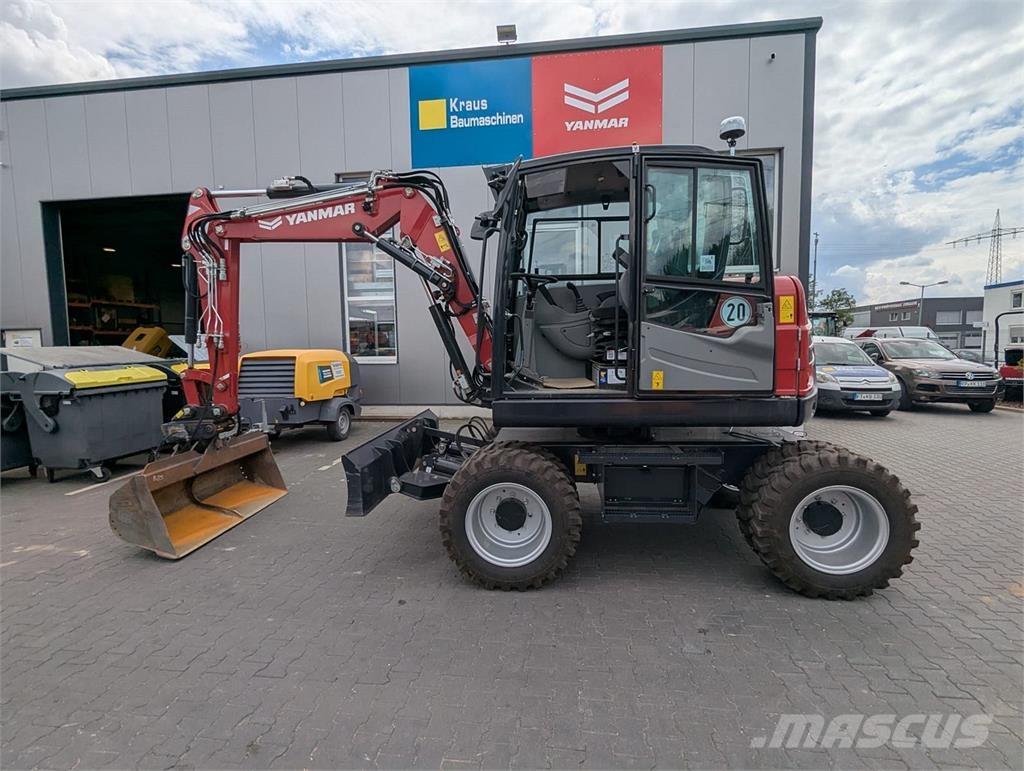 Yanmar B 75 W  휠 굴삭기