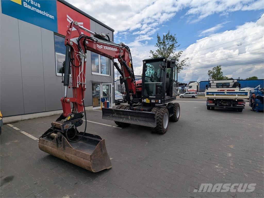 Yanmar B 75 W  휠 굴삭기