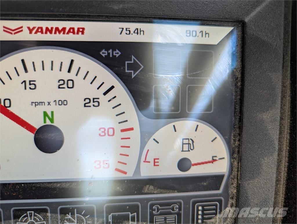 Yanmar B 75 W  휠 굴삭기