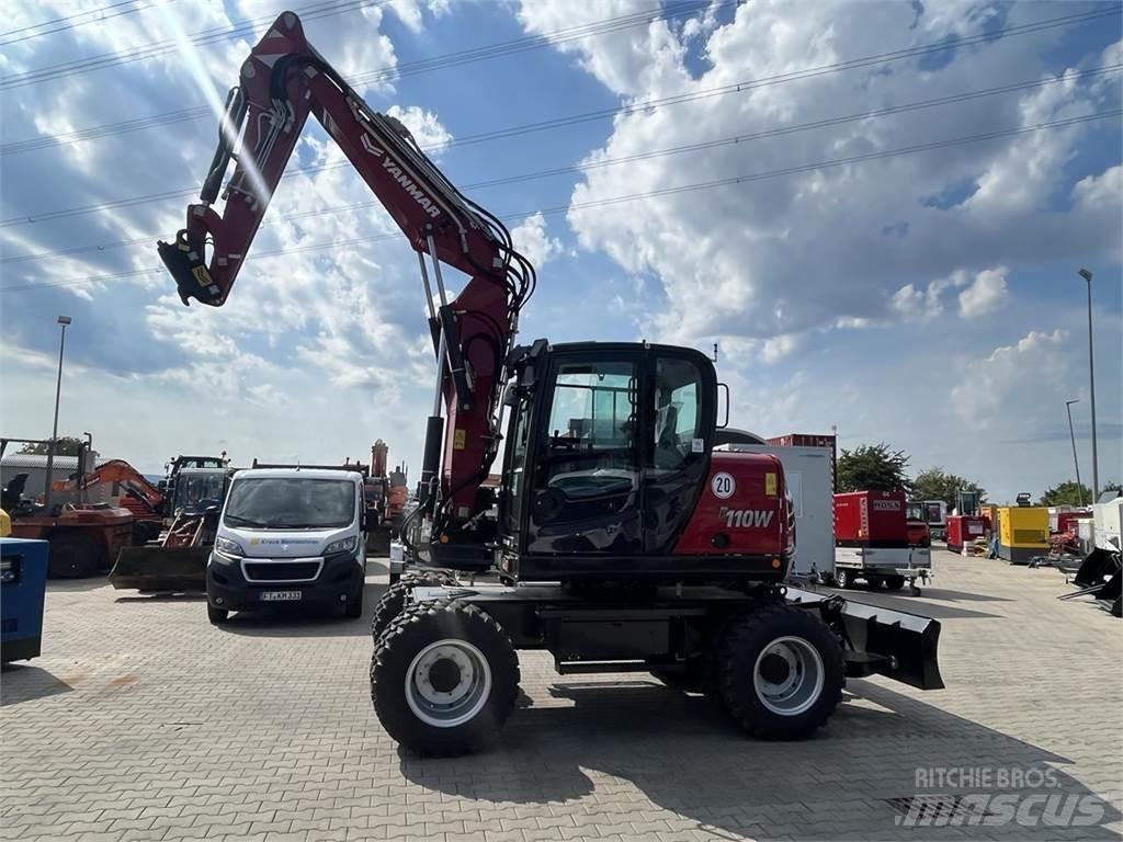 Yanmar B110W  휠 굴삭기