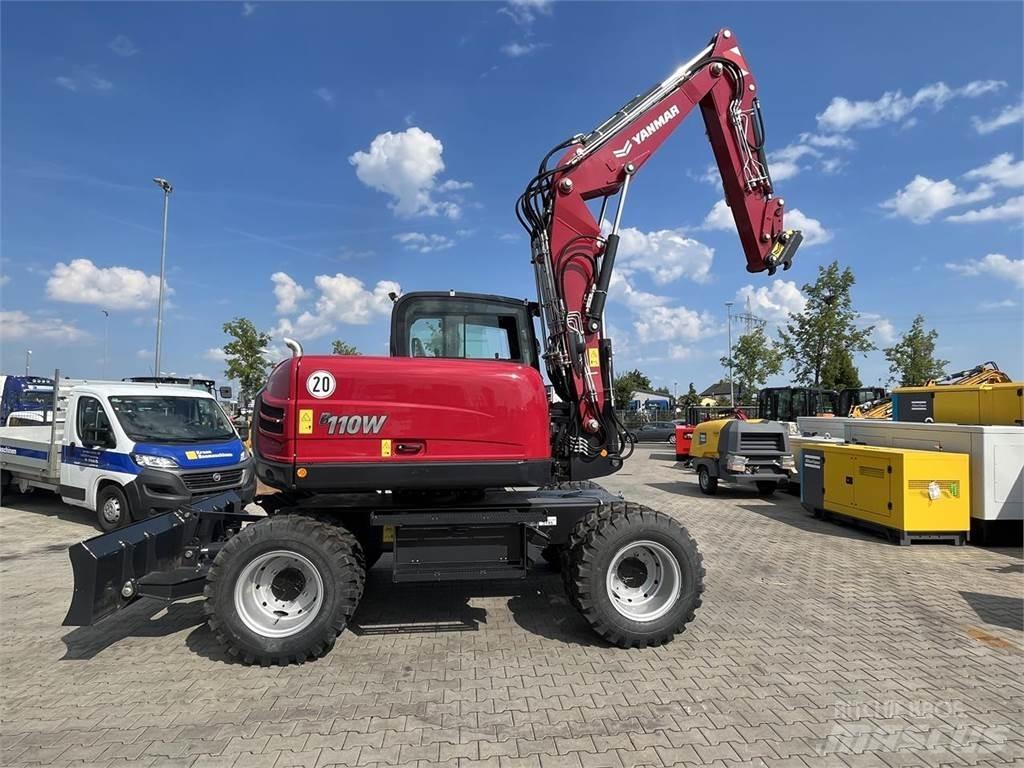 Yanmar B110W  휠 굴삭기