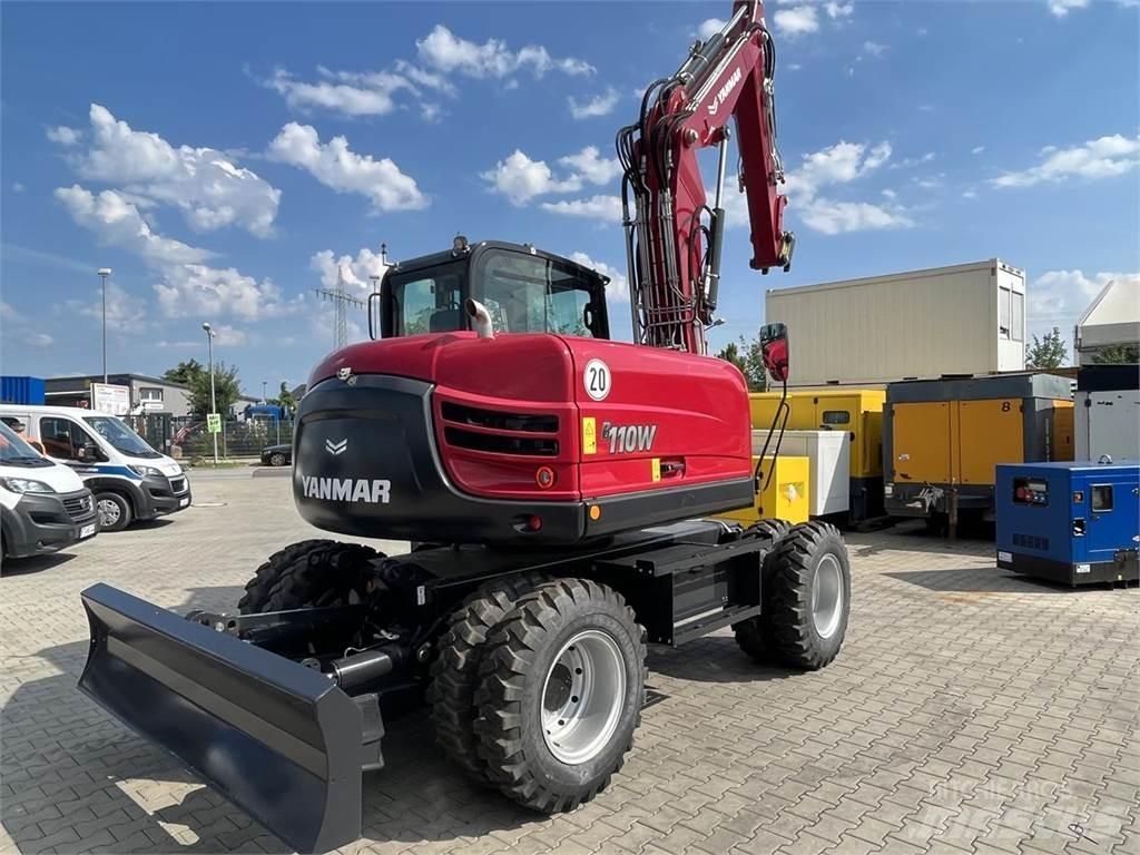 Yanmar B110W  휠 굴삭기