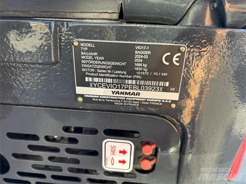 Yanmar ViO17 소형 굴삭기 7톤 미만