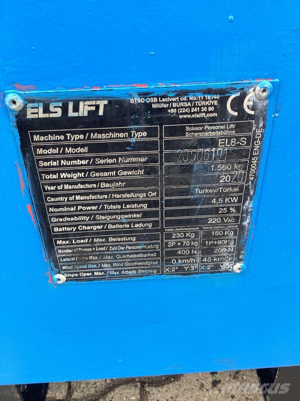 ELS LIFT EL8-S 가위형 리프트