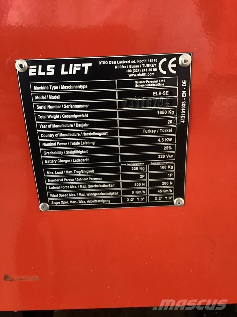 ELS LIFT EL8-SE 가위형 리프트