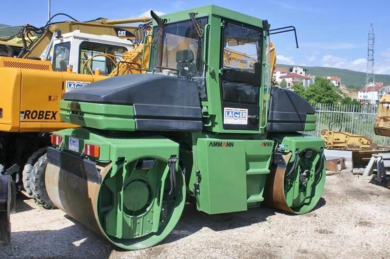 Ammann AV95 트윈 드럼 롤러
