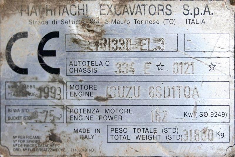 Fiat-Hitachi FH330 EL.3 기타 부품  